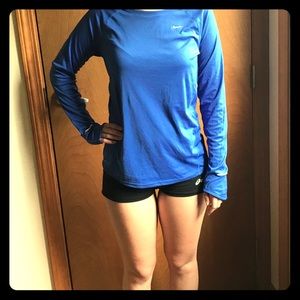 Nike Dry Fit running shirt with long sleeves.